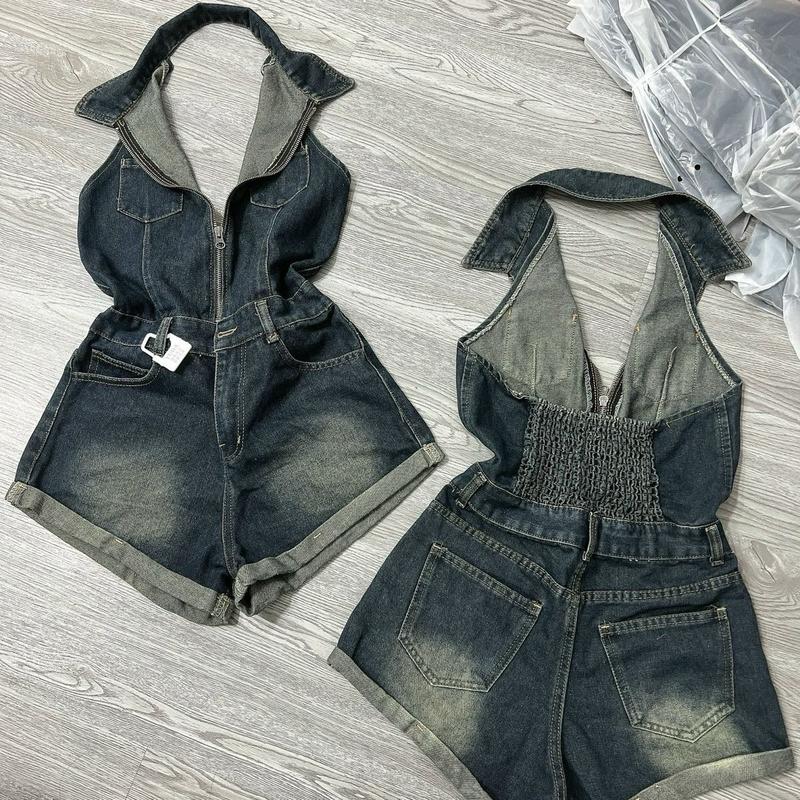 JUMP QUẦN ĐÙI JEAN CỔ YẾM,JEAN KHÔNG DÃN