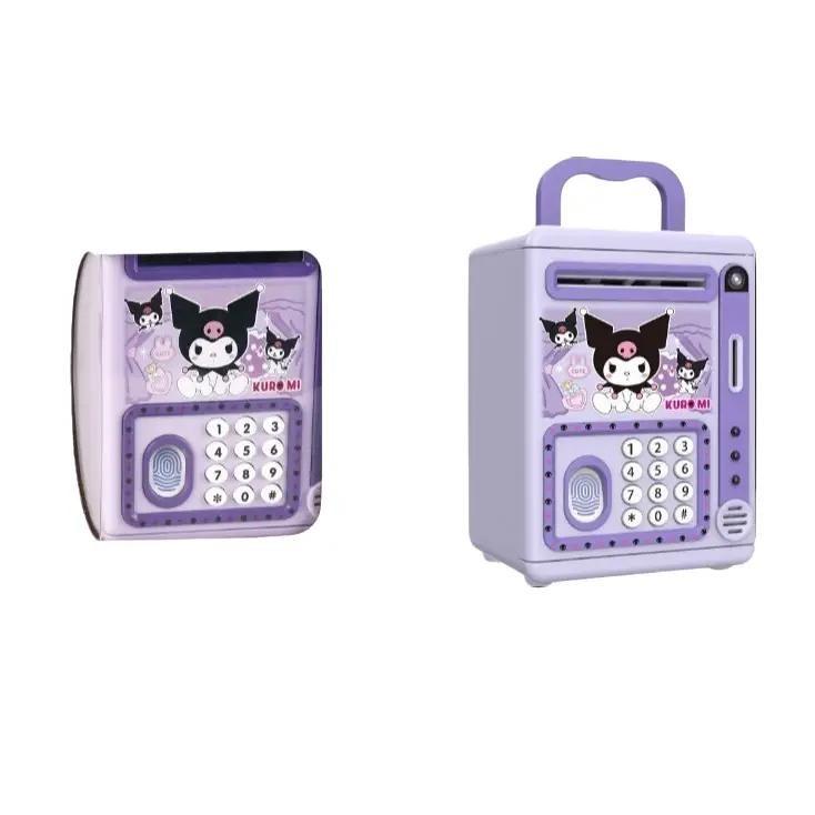 Đồ Chơi Két sắt mini thông minh mở bằng mật khẩu vân tay mô phỏng gương mặt cỡ lớn Ống Tiết Kiệm Ống Heo Đựng Tiền