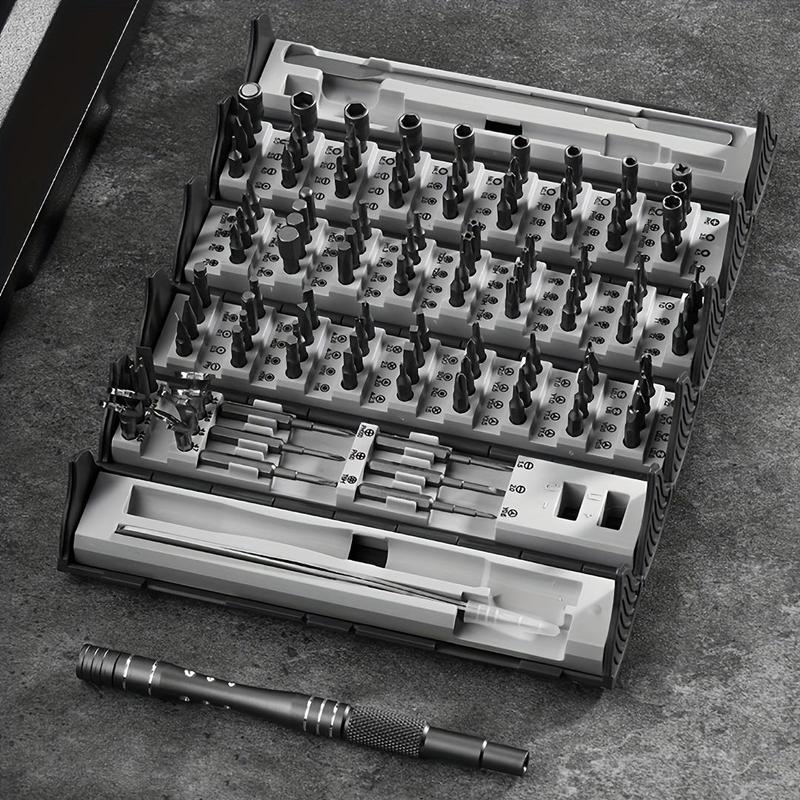 128-In-1 Precision Screwdriver, Multifunctional Electronic Devices Repair & Assembly Tool, Tool Kits With Storage Box 1