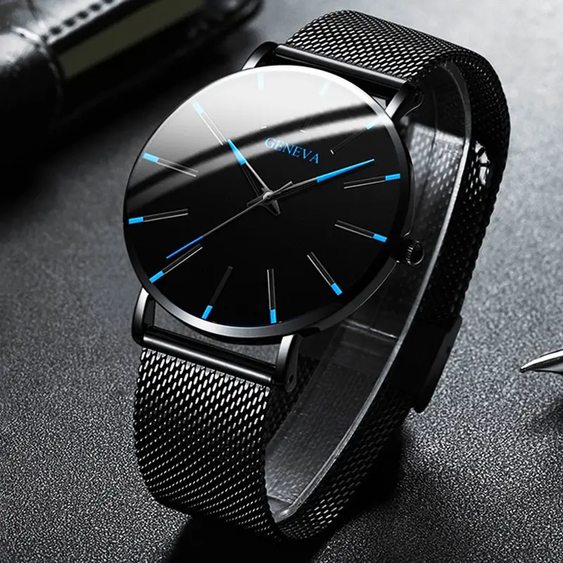 New Children's Fashion Simple Mesh Quartz Watch