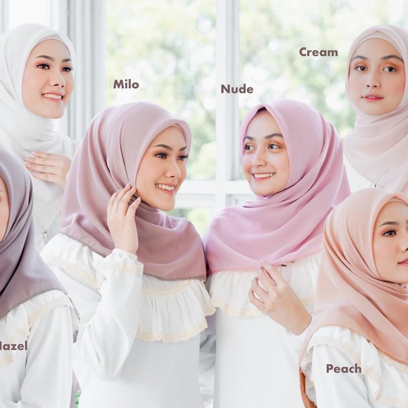 Koyu  Hijab  Segiempat  Potton  Lace  Part 1 1