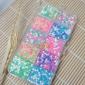 GLASSBEAD 3MM/8/O CEYLON FREE BOX 10 SEKAT DAN SENAR_Juragan Asesoris Bekasi