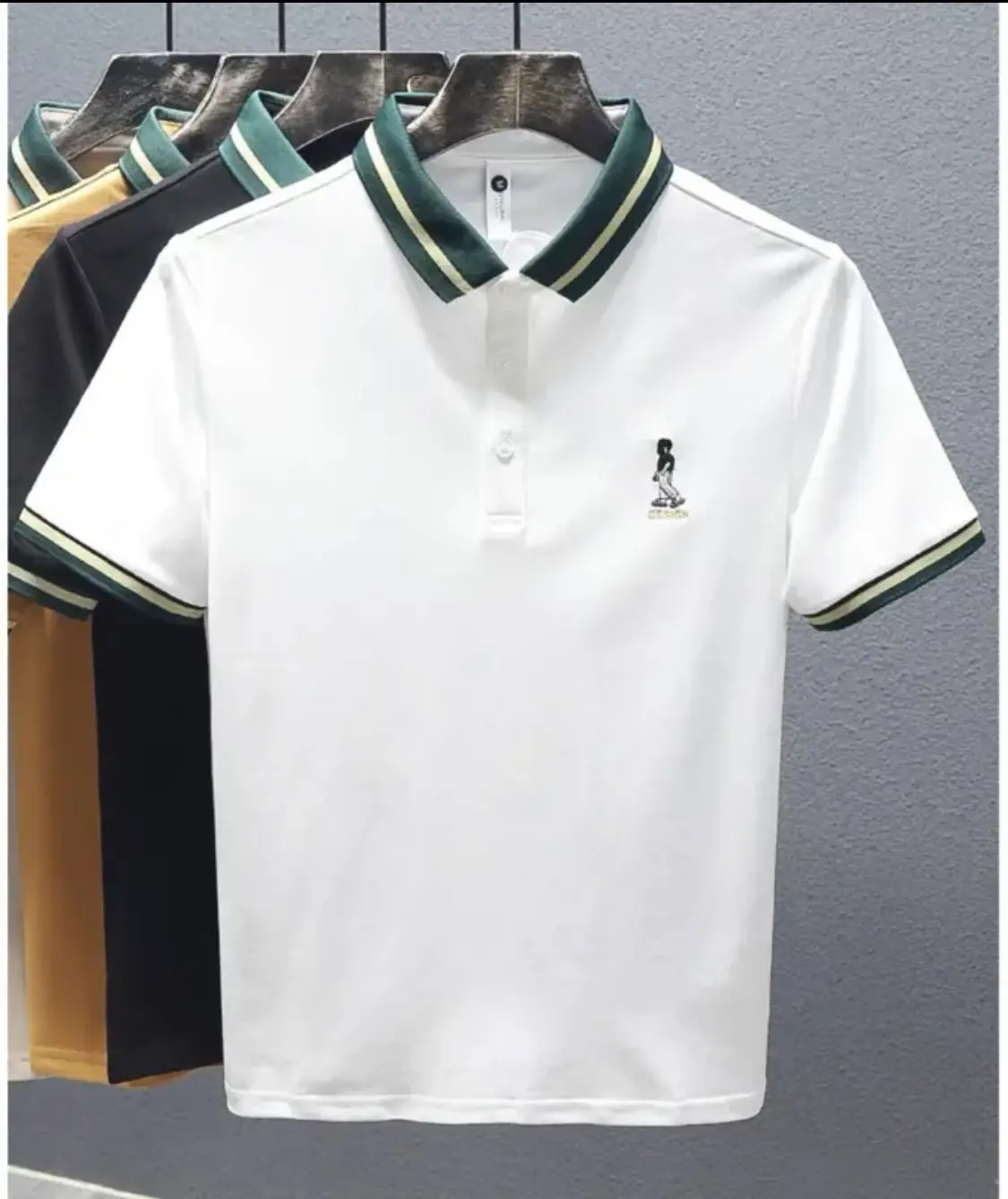 Áo polo Thêu Người UMA dáng Unisex - chất liệu cá sấu dệt kim cao cấp co dãn 4 chiều - thiết kế thanh lịch chuẩn form
