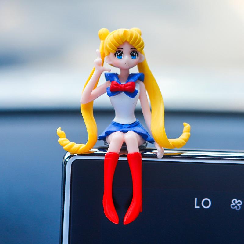 Internet Celebrity Car Car Decoration Beautiful Girl Creative Interior Decorations Decoration Cute Girl Heart Domestic Ornaments 8