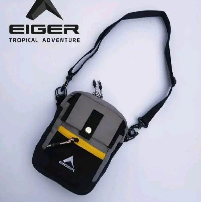 Tas Selempang Minibag Logo Eiger Bordir Slingbag
