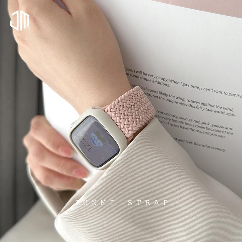 Tali Jam Tangan Sport Braided Nylon Elastic Strap for Apple Watch Ultra/SE 2 Iwatch Series 9 8 7 6 3 5 4 46mm 49 45 41 44 40 42 38mm Scrunchie Band Belt Bracelet Accessories Smartwatch I8 S10 S8 S9 Pro Max T900 T800 Ultra 8 MAX 9 PRO S20 T500 Tali Jam Tangan Sport Braided Nylon Elastic Strap for Apple Watch Ultra/SE 2 Iwatch Series 9 8 7 6 3 5 4 46mm 49 45 41 44 40 42 38mm Scrunchie Band Belt Bracelet Accessories Smartwatch I8 S10 S8 S9 Pro Max T900 T800 Ultra 8 MAX 9 PRO S20 T500