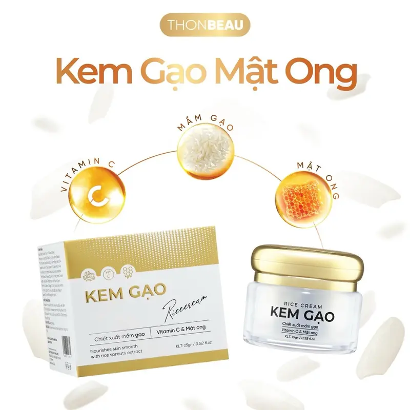Kem Gạo Mật Ong - Làm Đẹp Da 1