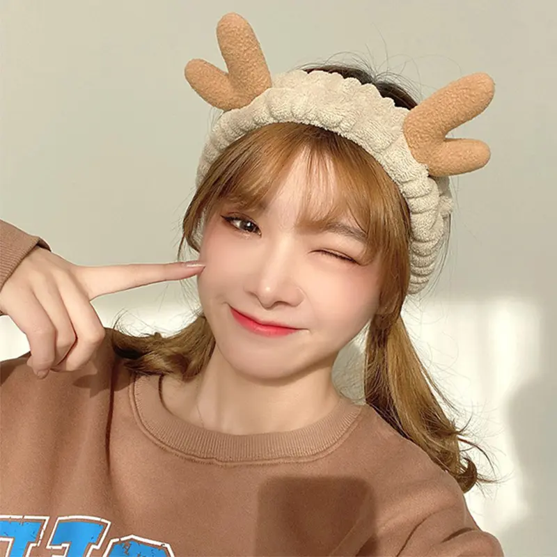 Băng đô rửa mặt nữ nơ cài tóc tai mèo thỏ gấu cute tiểu thư Hàn Quốc đẹp dễ thương cá tính sang chảnh 3