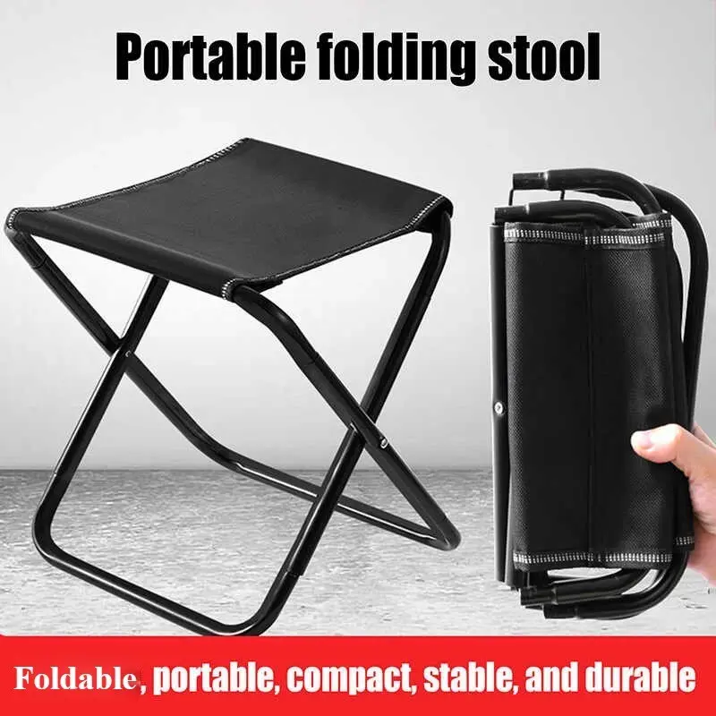 【SG Local Stock】 Outdoor Foldable Stool Picnic Camping Mini Storage Portable Folding Chairs Fishing Stools