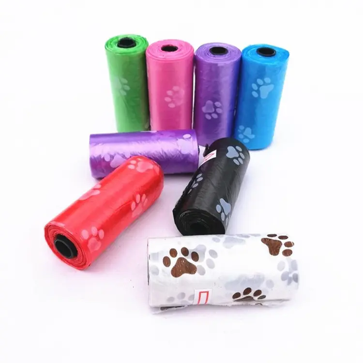 Túi đựng chất thải cho thú cưng, túi đựng rác in hình, thích hợp cho chó, cung cấp vệ sinh, đồ dùng vệ sinh, đồ dùng ngoài trời, túi đựng chất thải có in hình