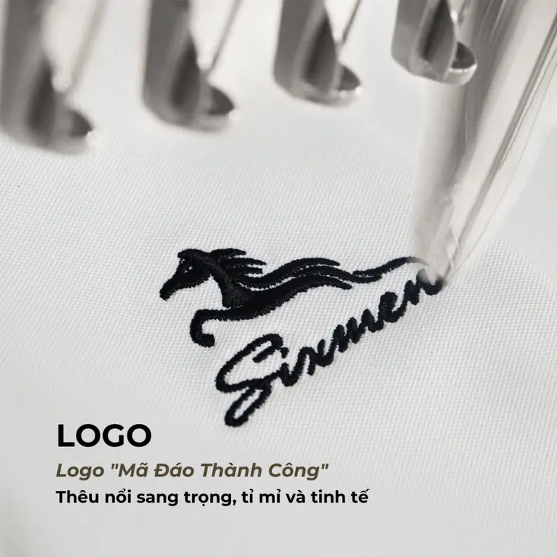 Áo Polo nam Thêu cao cấp SIXMEN [Tặng Hộp Gói Quà] Mã Đáo Thành Công - Áo thun polo vải thoáng mát 4