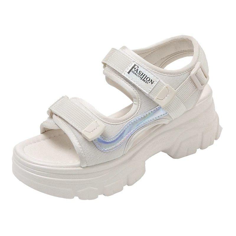 Dad Sandal, Dành Cho Nữ, Hàng Mới Về Mùa Hè 2024, Giày Đế Bằng, Phổ Biến Trong Thể Thao, Đế Mềm, Thích Hợp Cho Bữa Tiệc Bãi Biển, Giày Thường Ngày Thường Ngày Cho Nữ DéP Shoes 1