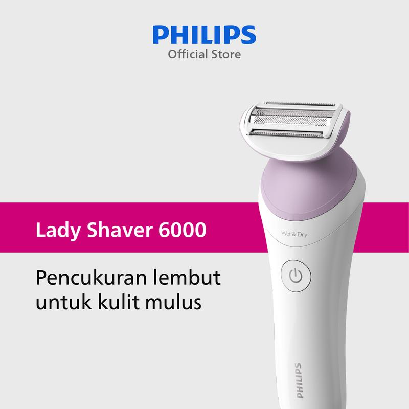 Philips | Lady Shaver 6000 | Alat Cukur Electric Wanita | Pencukuran ...