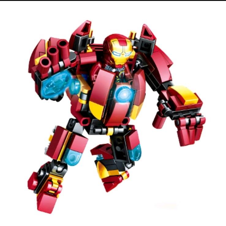 Mainan anak action figure Avengers Ironman War Machine Brick Avengers Ironman Toy 0