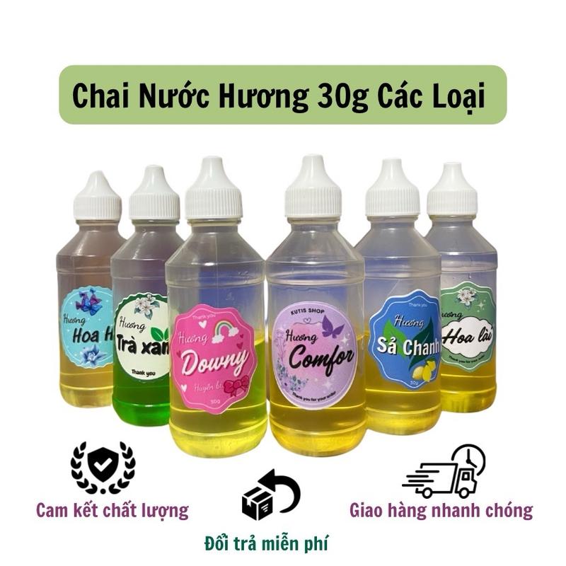 Hương nước giặt, lau sàn, rửa chén các mùi . 30gram pha ra 10 lít nước, thơm ngát cả ngày, hương lài, trà xanh , hoa hạ, sả chanh , chanh Làm Sạch