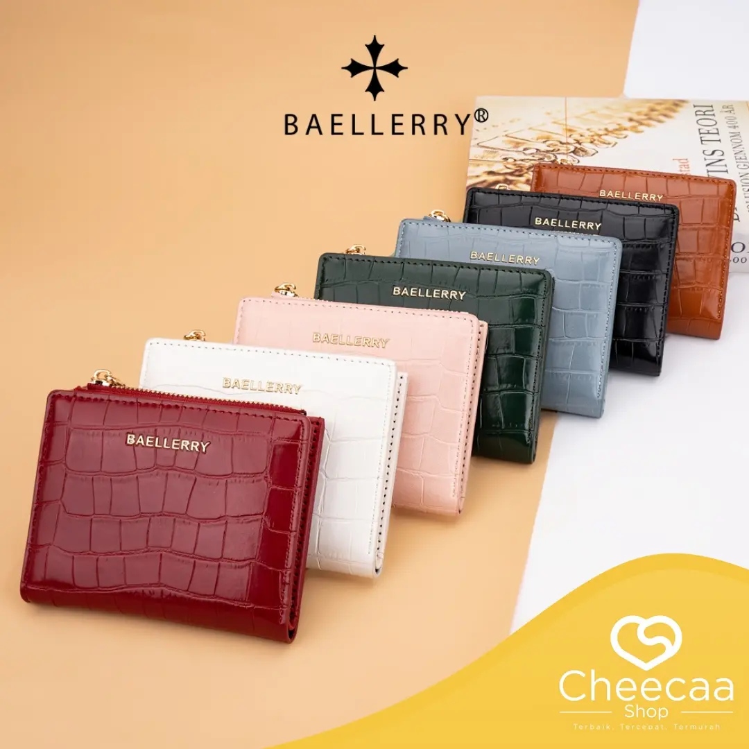 (DM11) N8325 BAELLERRY Dompet Wanita Kecil Bahan Kulit PU Leather Premium