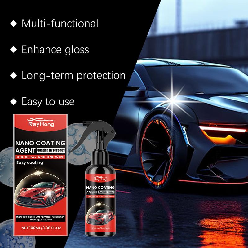 Product Introduction of Rayhong Car Coating Agent Protects Car Paint Enhances Gloss Anti-Stain Cleaning Renovation Car Coating Agent # 1294 12