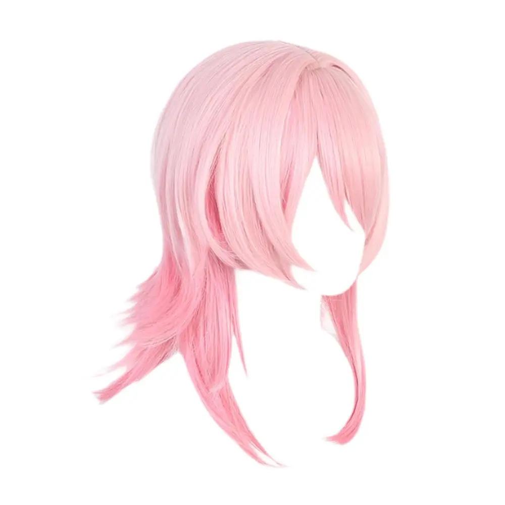 Anime Cosplay Wig Realistic Headpiece Fashion 50cm Long Headwear for Halloween Role Playing Cosplay Show Party Favors