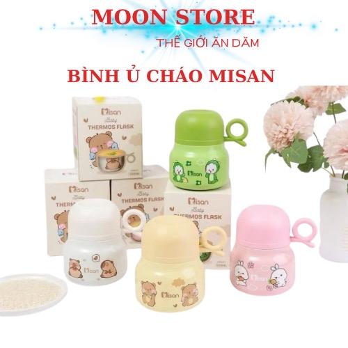 Mẫu mới Bình ủ cháo giữ nhiệt cao cấp Misan 500ml giữ ấm cháo 8-10 tiếng phục vụ em bé ăn dặm