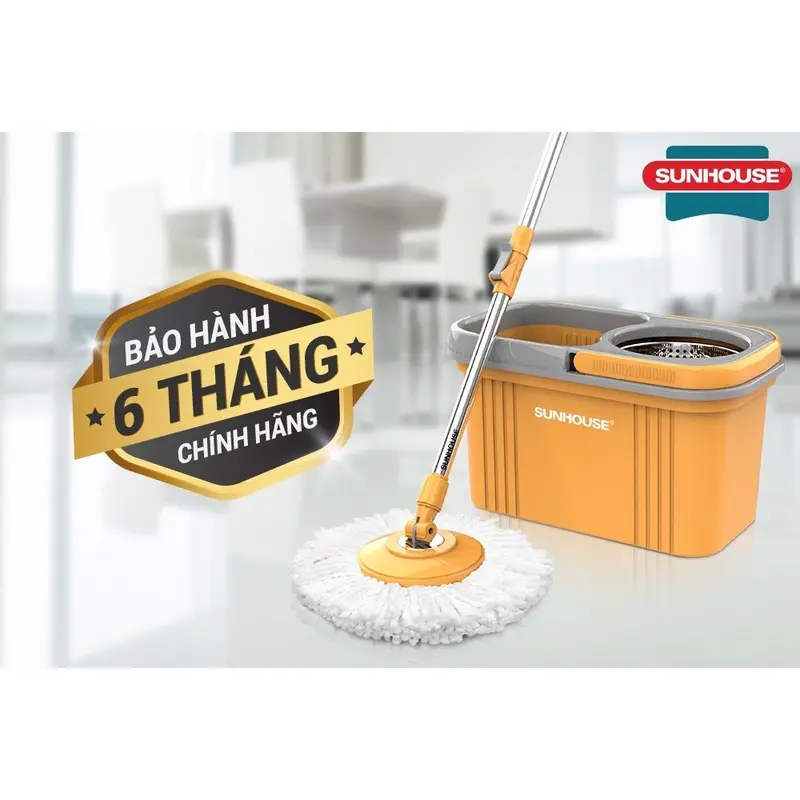 Bộ lau nhà xoay 360 độ SUNHOUSE KS-CL350PB 6