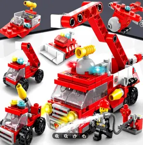 mainan Blok susun 6 in 1 murah isi banyak blok city mainan anak Toys