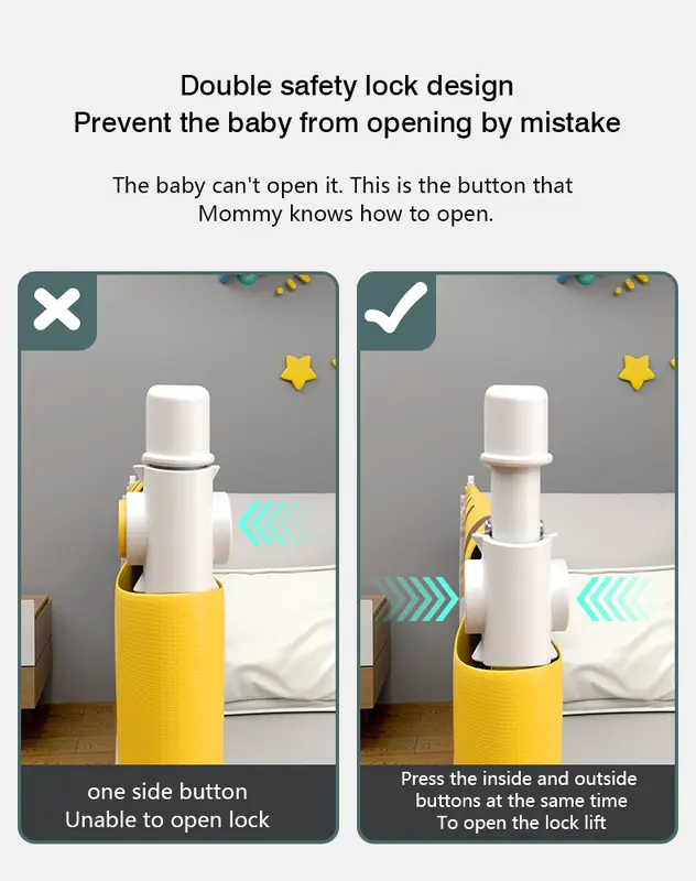BEDRAIL MOMMY JAY PAGAR PELINDUNG KASUR PANGAR PENGAMAN ANAK PAGAR TEMPAT TIDUR Bayi Bed 2