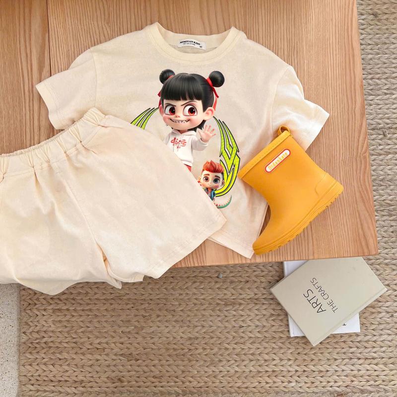 (HOT) Sét Bộ Natra Cho Bé Trai Và Bé Gái Chất Vải Tici - Hottrend Hè 2025 Cotton 1