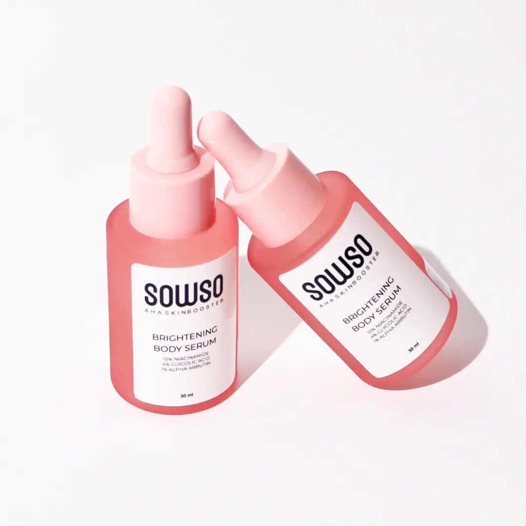[Paket 2pcs] AHA Body Serum Strong Niacinamide Mencerahkan Kulit Belang