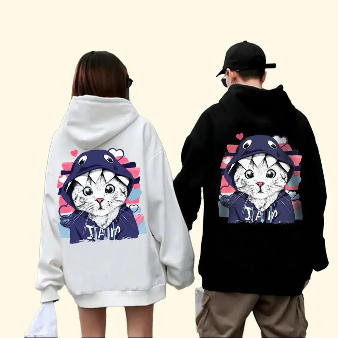 Áo Hoodie in hình Khủng Long áo nỉ có mũ Nam Nữ thu đông.Aó dành cho những cặp đôi Women Nhung Top Jacket