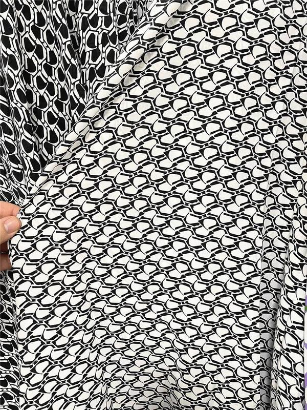 Product Introduction of [binghong] Mesh Lotus Satin Cloth Dress Shirt Hair Ring Diy Handmade Printing and Dyeing Clothing Soft and Slightly Transparent Fabric 26