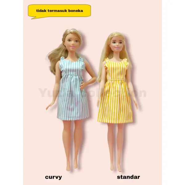 Yuzia25 - Vivian Baju Boneka Handmade untuk barbie standart barbie curvy (Hanya Baju)