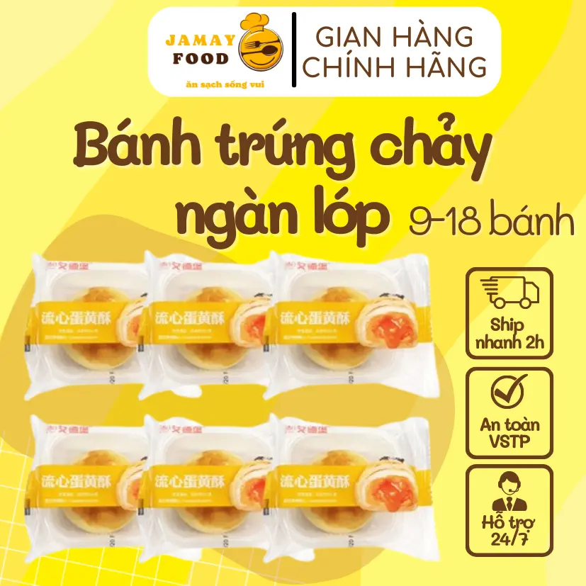 Bánh Trứng Chảy Đài Loan Ngàn Lớp Ăn Là Ghiền | Ăn Vặt Jamay Food