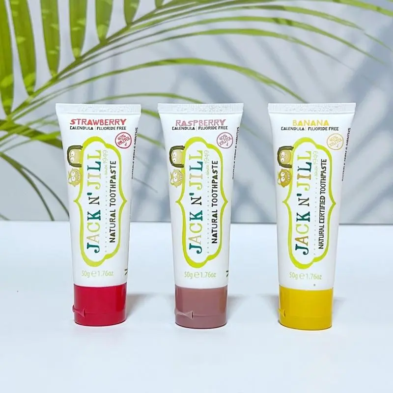 Kem Đánh Răng Hữu Cơ Jack N' Jill Úc Nuốt Được Cho Bé Trên 6 Tháng Không Cay, Không Flour Tuýp 50g - Timikid 4