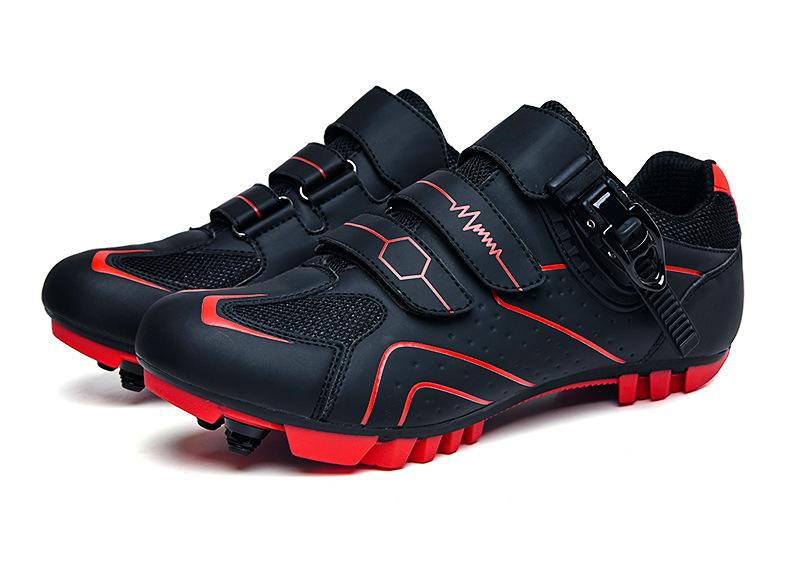 Product Introduction of Kasut Berbasikal, Pasangan Mengunci Diri, Sesuai untuk Basikal Jalan dan Basikal Gunung, Jalur Reflektif Lelaki, Anti-Gelincir, Kasut Kunci Basikal Gunung, Tapak Keras, untuk Wanita Outdoor Shoes Sneakers Cycling Sports 18