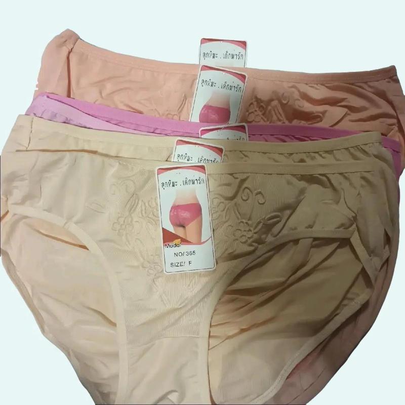 (68kg-80kg) Bộ 10  quần lót lạnh bigsize cho nữ - Thiết kế rộng rãi, thoải mái khi sử dụng - Voi, Nhung - Women nội  ybig 4