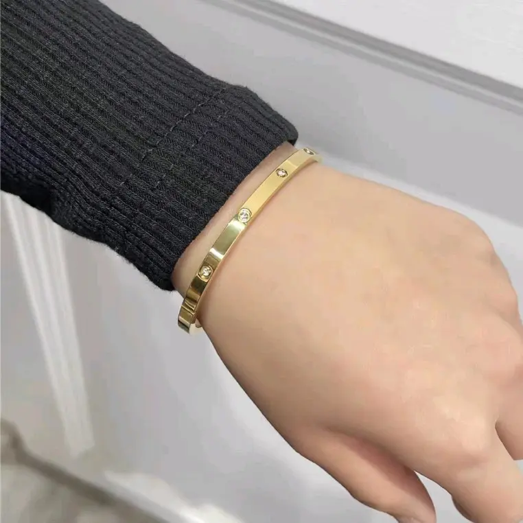 [Terlaris]Asesoris Wanita Gelang Fashion Titanium Stylee Korea [Bayar Ditempat] 2