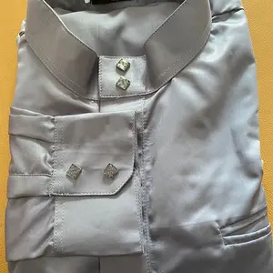 Baju Muslim Jubah Gamis Polos Laki Laki Dewasa Terbaru Model Haramain Tangan panjang