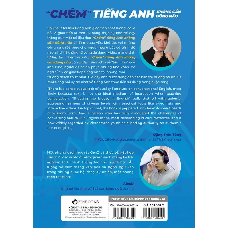 Sách - Chém Tiếng Anh Không Cần Động Não - Bino - Saigon Books - TOP 100 1