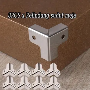 8PCS Box Siku L Hardcase/Siku L/Siku Corner Hardcase L/Siku Box Pojok/Lubang Hardcase /Siku Pojok Corner Tebal