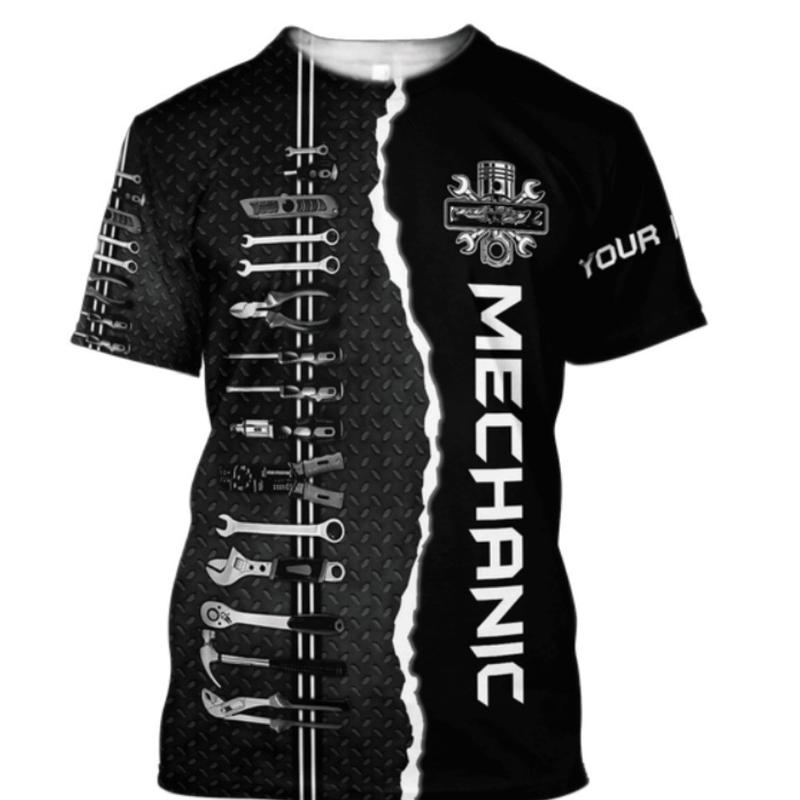 Product Introduction of Men's Fabric, Loose, Mixed with Geometric Tiger Print, Suitable for Outdoor Activities in Summer 7