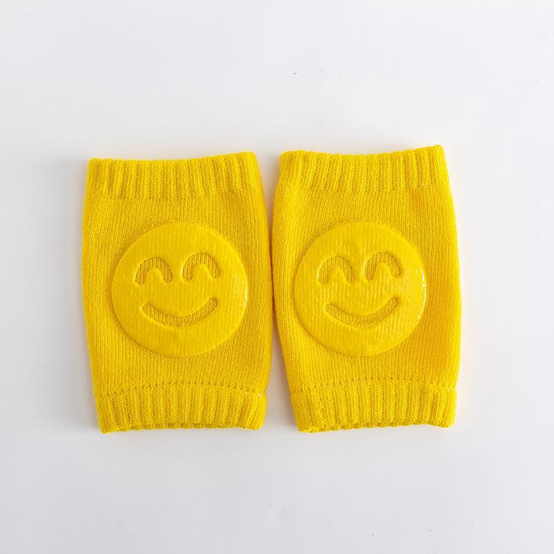 2pcs Learning to Crawl Knee Pads, Smile Patterned Knee Pads, Elastic Non-slip Knee Protector, Elbow Pads 5