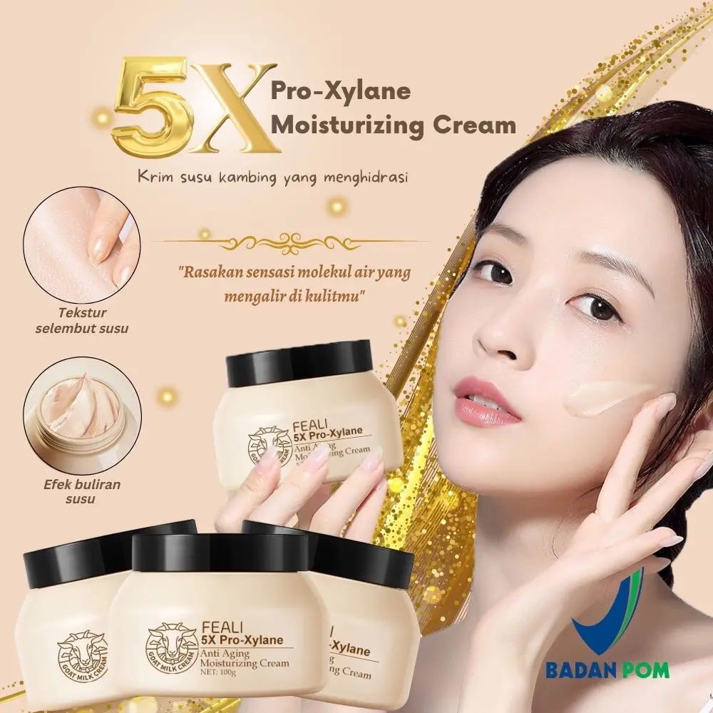 [BPOM] FEALI 5X Pro-Xylane Goat Milk Anti-Aging and Moisturizing Cream