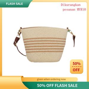 Beg Silang Badan Rotan, Beg Tangan Wanita, Beg Rotan Viral Gaya Pantai yang Comel dan Ringan, Bergaya, Mesti Ada untuk Remaja dan Wanita! Bags Crossbody Selempang Cartoon beach  bag beaded  bags  tj  maxx handbag  mossdom grab  bag  takde  tulang ivette i