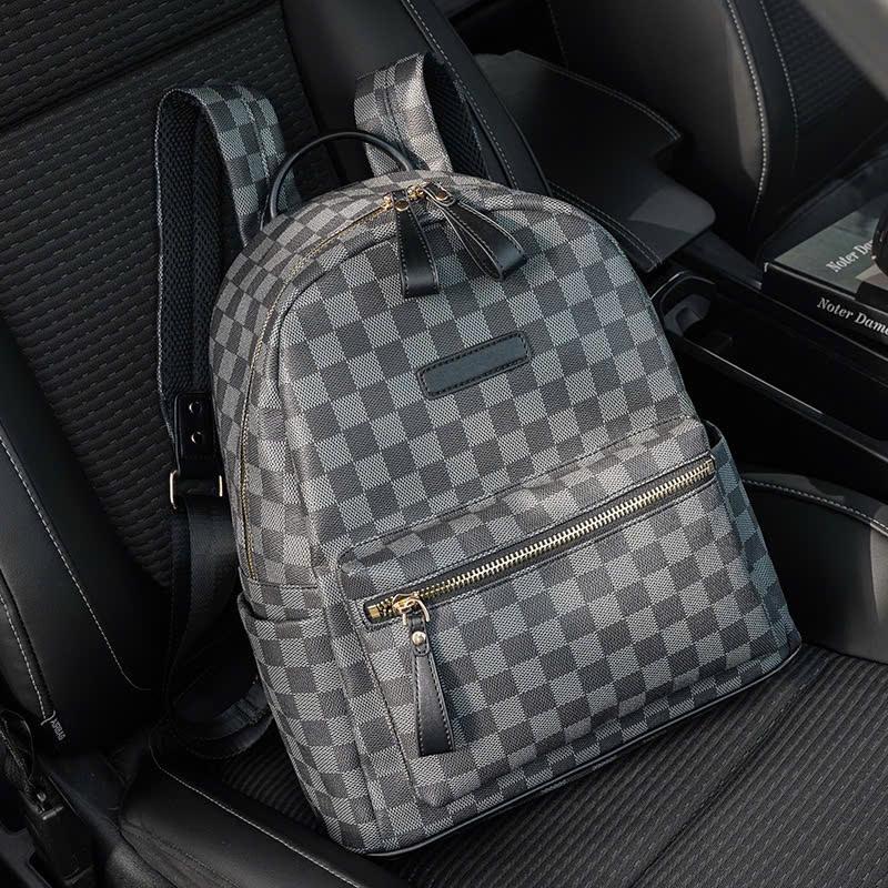 Balo kẻ caro size 40 đựng vừa laptop, a4 M570