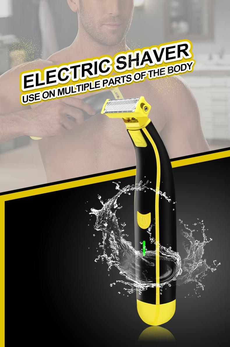 Product Introduction of Professional Men's Body Hair Trimmer | IPX6 Waterproof & USB Fast Charge | 4 Adjustable Combs for Chest/Back/Private Parts hair  trimmer 1