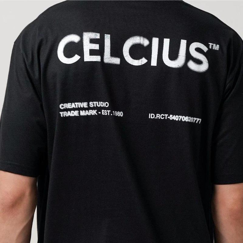 CELCIUS T-SHIRT BLACK TRADE MARK 1980 / KAOS DISTRO / KAOS KEREN Nyaman 3