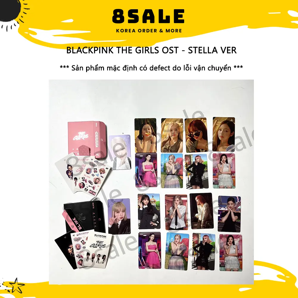 BLACKPINK | The Girls OST Stella / Reve photocard (Lẻ ảnh thần tượng)