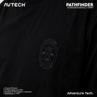 Gambar AVTECH - T-Shirt Kaos Lengan Pendek Pria Wanita Outdoor Casual Cotton Combed - PATHFINDER - M, Hitam dari Avtech Adventure Technology Kota Administrasi Jakarta Timur 4 Tokopedia