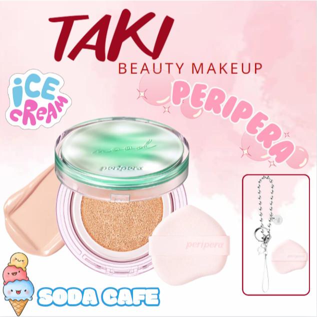 Phấn Nước Peripera Mood Fit Cover Cushion SPF50+ PA++++ 13G - Phiên Bản Soda Cafe