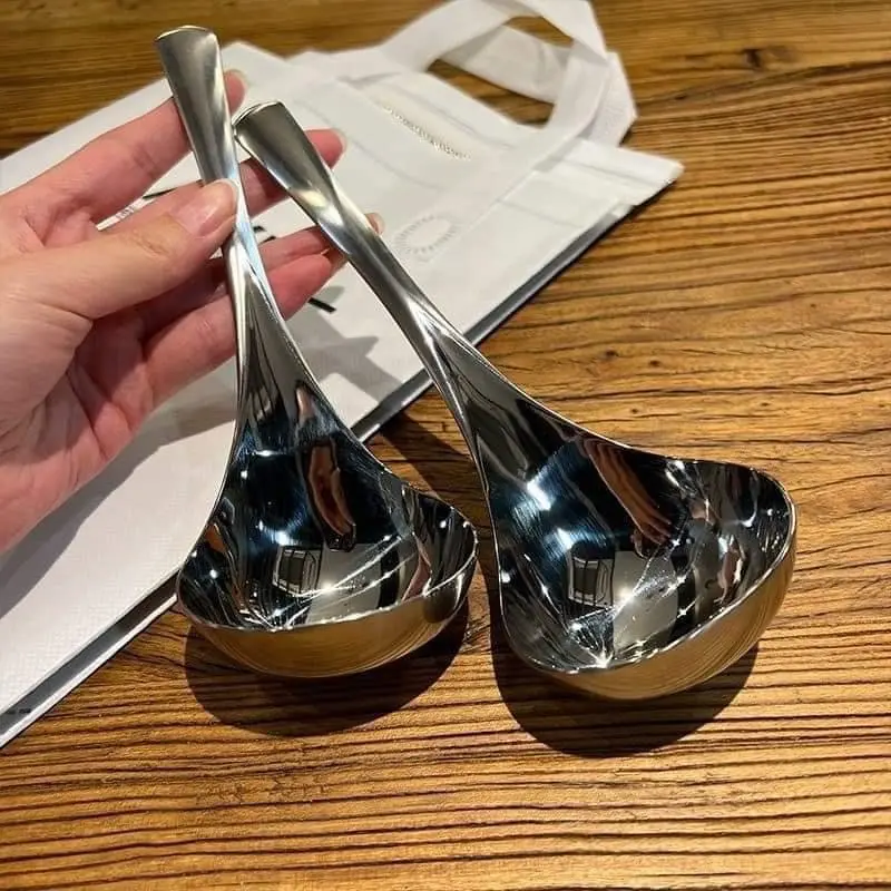Muôi canh cao cấp inox dày dặn sáng bóng  RK325 6